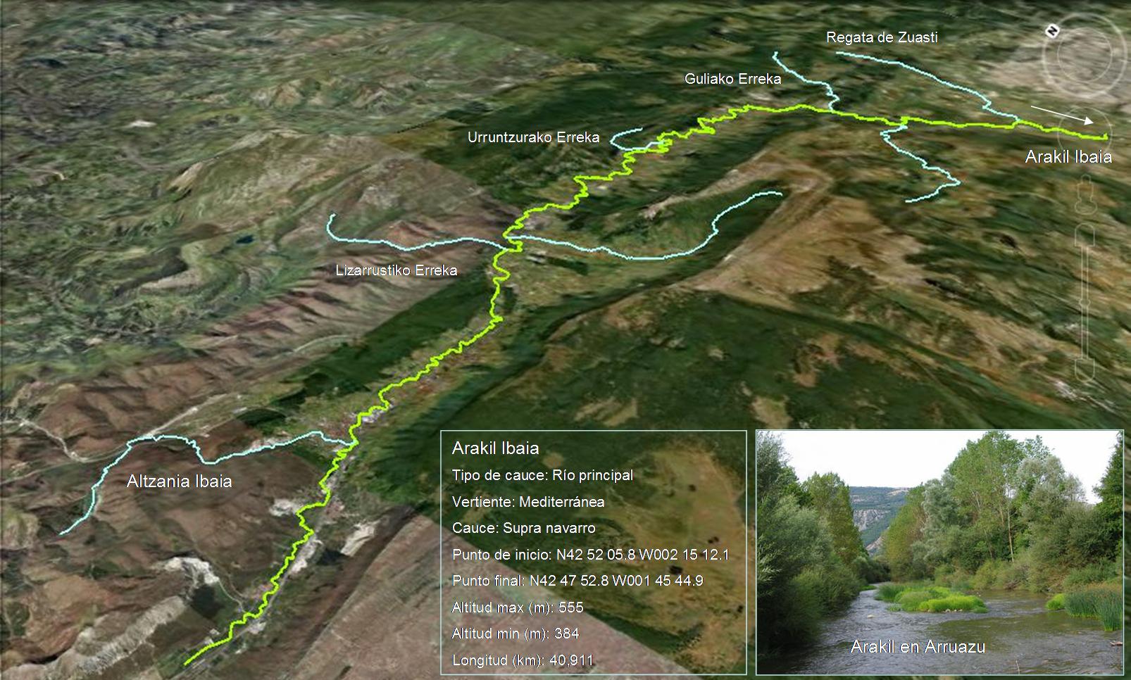 R�o Arakil en Navarra