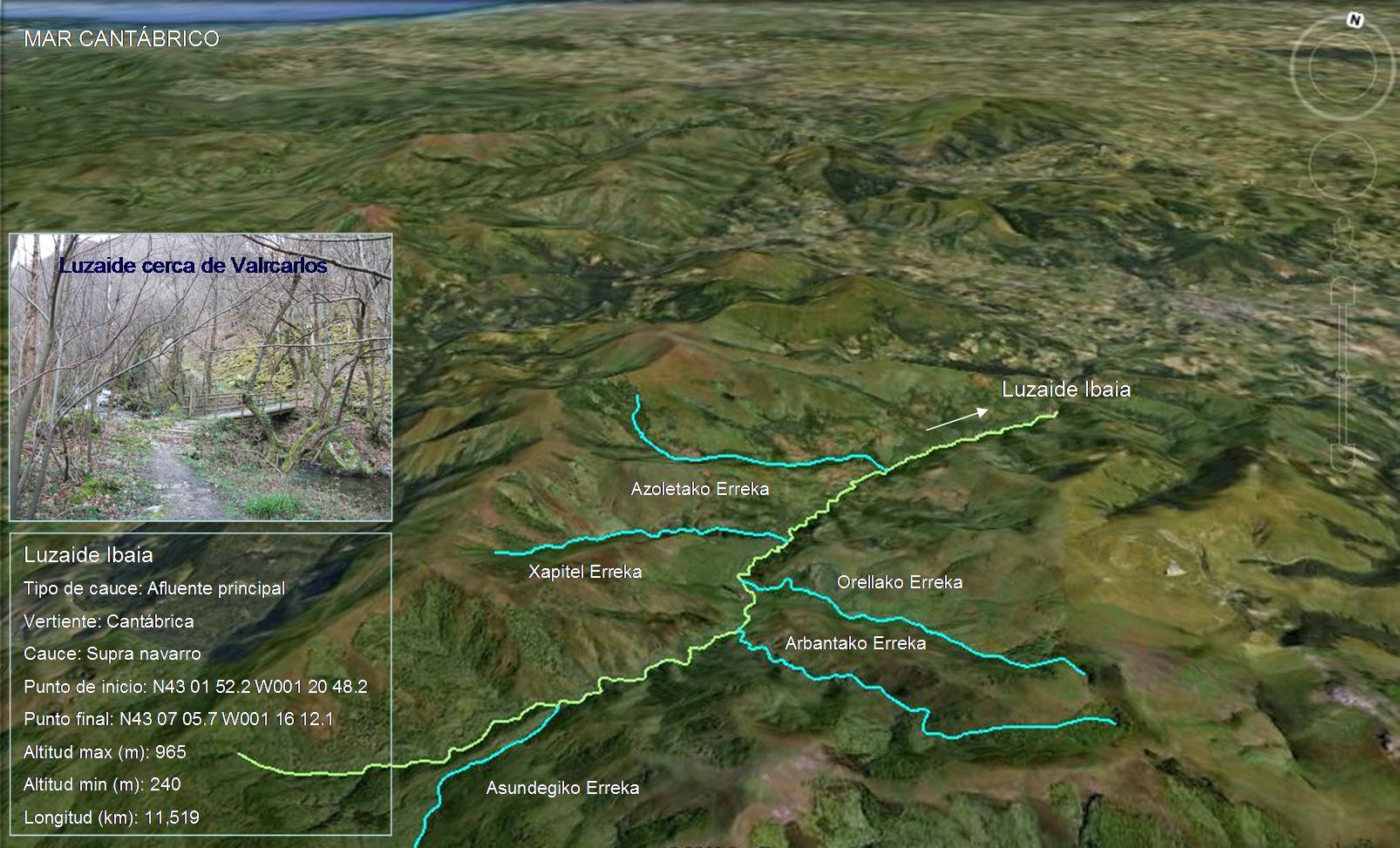 R�o Luzaide en Navarra